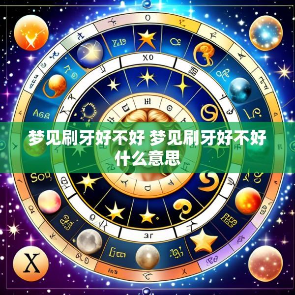 梦见刷牙好不好 梦见刷牙好不好什么意思