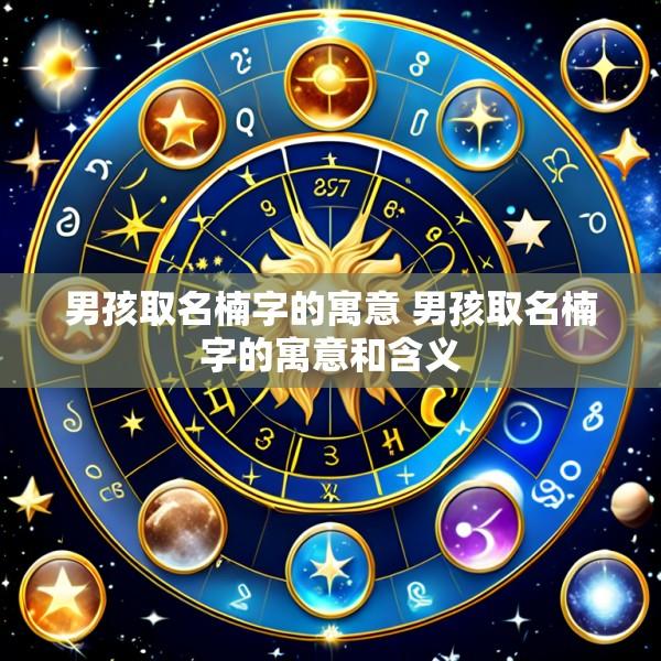 男孩取名楠字的寓意 男孩取名楠字的寓意和含义