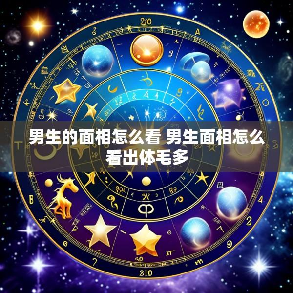 男生的面相怎么看 男生面相怎么看出体毛多