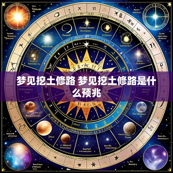 梦见挖土修路 梦见挖土修路是什么预兆