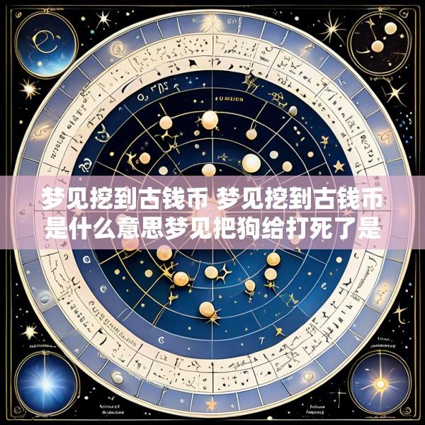 梦见挖到古钱币 梦见挖到古钱币是什么意思梦见把狗给打死了是什么预兆
