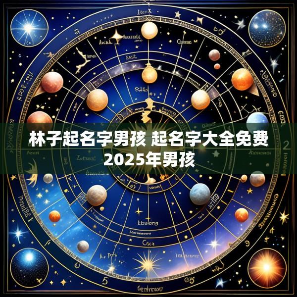 林子起名字男孩 起名字大全免费2025年男孩