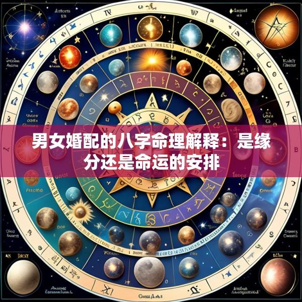 男女婚配的八字命理解释：是缘分还是命运的安排