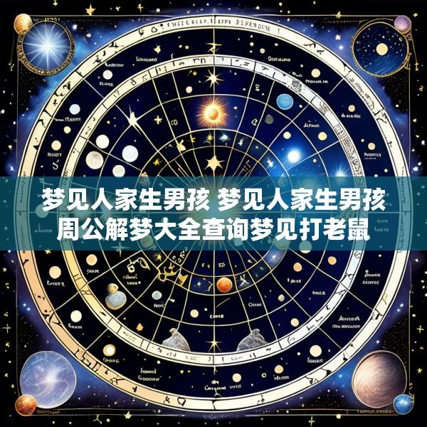 梦见人家生男孩 梦见人家生男孩周公解梦大全查询梦见打老鼠