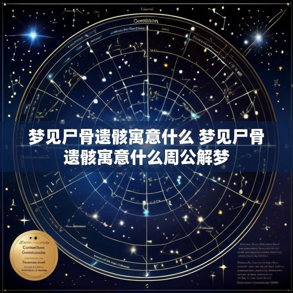 梦见尸骨遗骸寓意什么 梦见尸骨遗骸寓意什么周公解梦