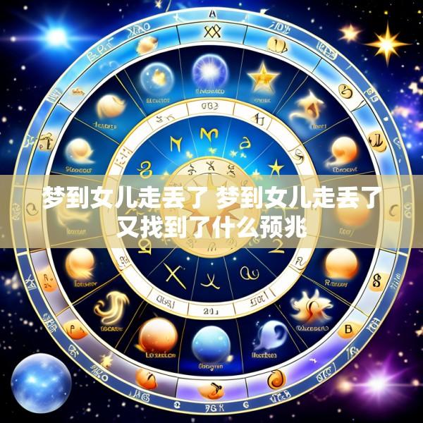 梦到女儿走丢了 梦到女儿走丢了又找到了什么预兆