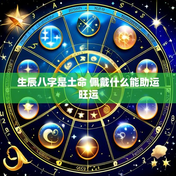 生辰八字是土命 佩戴什么能助运旺运