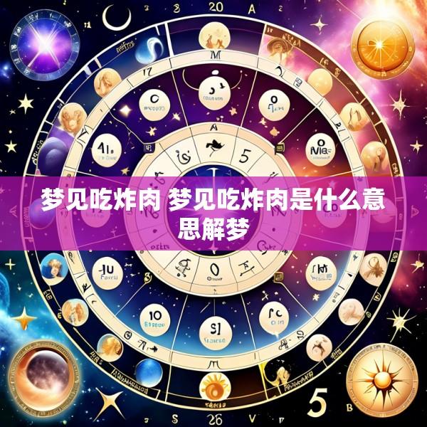 梦见吃炸肉 梦见吃炸肉是什么意思解梦