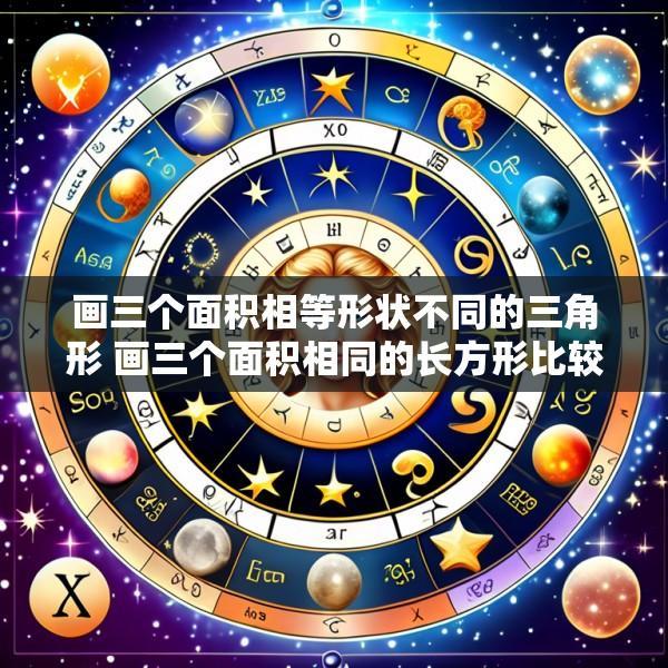 画三个面积相等形状不同的三角形 画三个面积相同的长方形比较一下它们的周长能发现什么