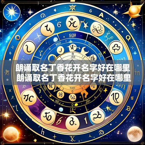 朗诵取名丁香花开名字好在哪里 朗诵取名丁香花开名字好在哪里写