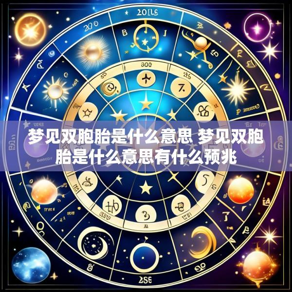 梦见双胞胎是什么意思 梦见双胞胎是什么意思有什么预兆