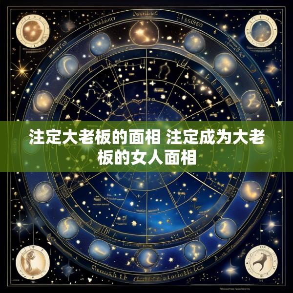 注定大老板的面相 注定成为大老板的女人面相