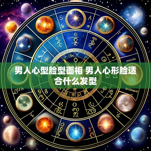 男人心型脸型面相 男人心形脸适合什么发型