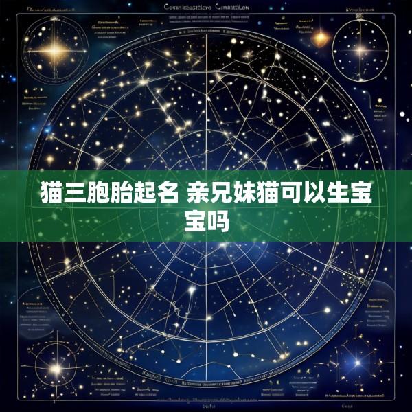 猫三胞胎起名 亲兄妹猫可以生宝宝吗