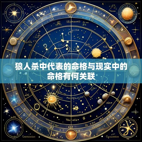 狼人杀中代表的命格与现实中的命格有何关联