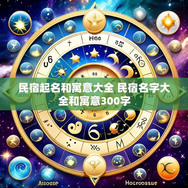 民宿起名和寓意大全 民宿名字大全和寓意300字
