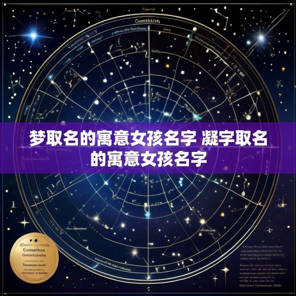 梦取名的寓意女孩名字 凝字取名的寓意女孩名字