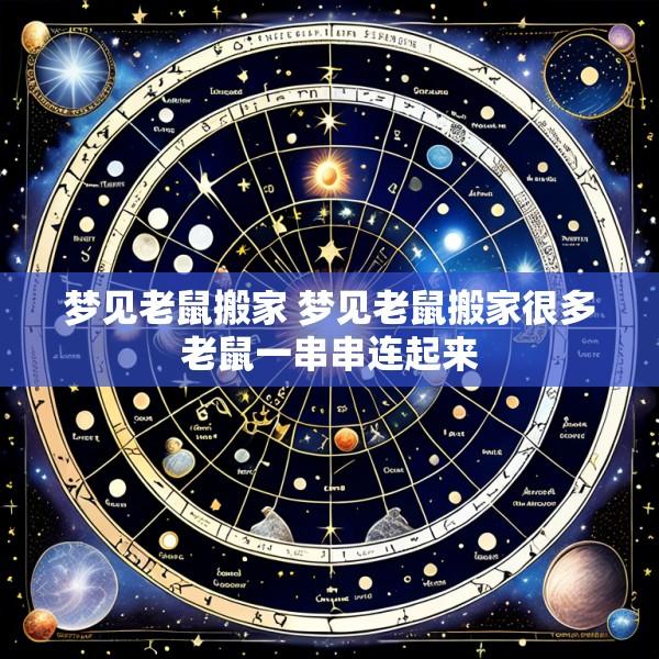 梦见老鼠搬家 梦见老鼠搬家很多老鼠一串串连起来
