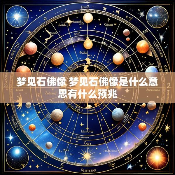 梦见石佛像 梦见石佛像是什么意思有什么预兆