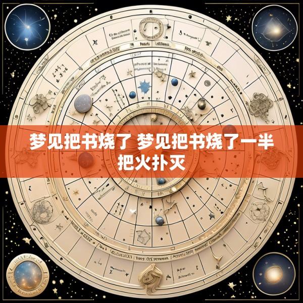 梦见把书烧了 梦见把书烧了一半把火扑灭