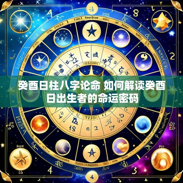 癸酉日柱八字论命 如何解读癸酉日出生者的命运密码
