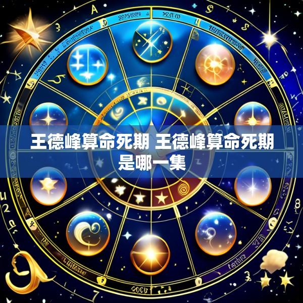 王德峰算命死期 王德峰算命死期是哪一集