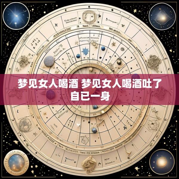 梦见女人喝酒 梦见女人喝酒吐了自已一身