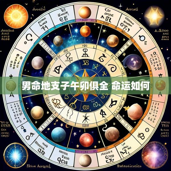 男命地支子午卯俱全 命运如何