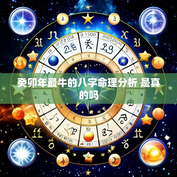 癸卯年最牛的八字命理分析 是真的吗