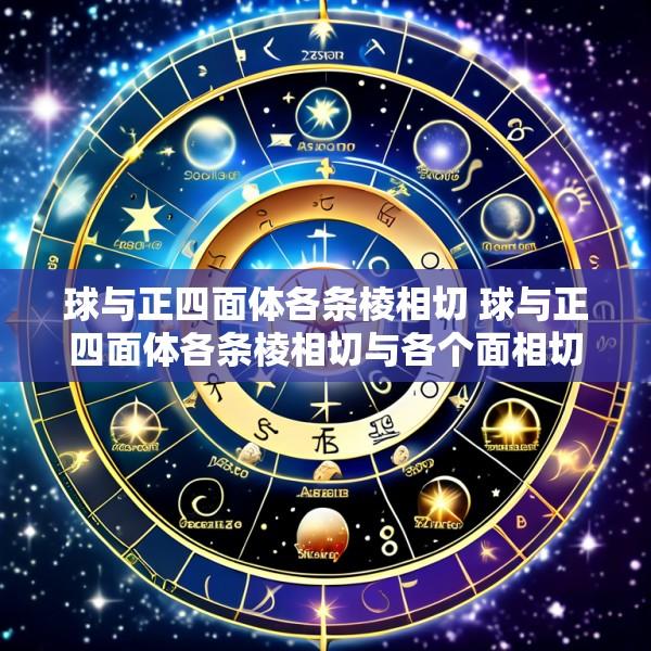 球与正四面体各条棱相切 球与正四面体各条棱相切与各个面相切