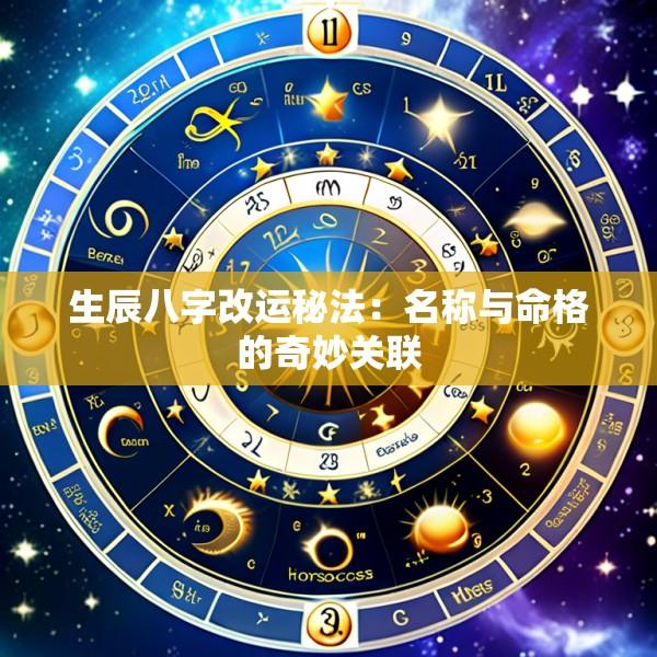生辰八字改运秘法：名称与命格的奇妙关联