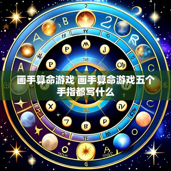 画手算命游戏 画手算命游戏五个手指都写什么