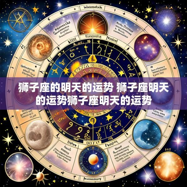 狮子座的明天的运势 狮子座明天的运势狮子座明天的运势