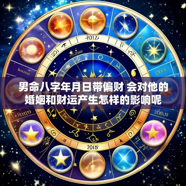 男命八字年月日带偏财 会对他的婚姻和财运产生怎样的影响呢