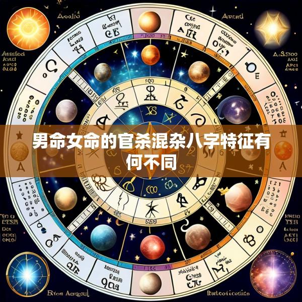 男命女命的官杀混杂八字特征有何不同