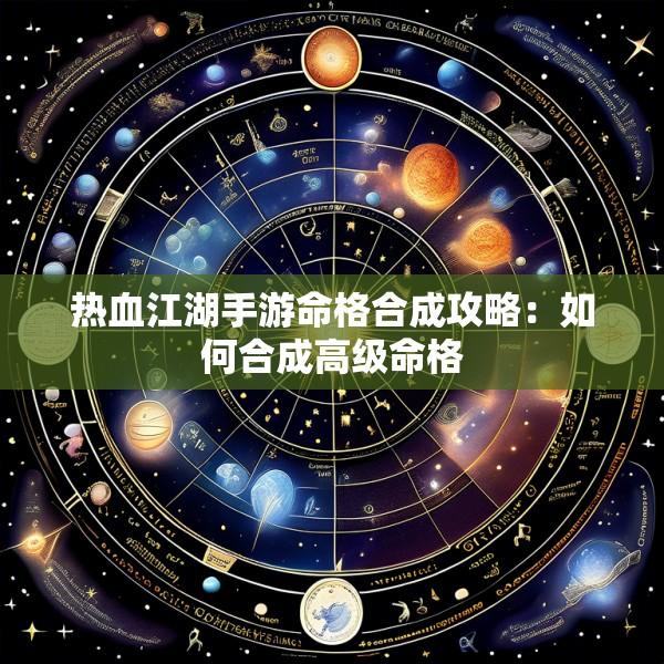 热血江湖手游命格合成攻略：如何合成高级命格