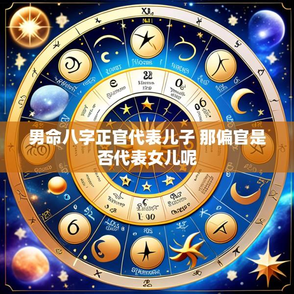 男命八字正官代表儿子 那偏官是否代表女儿呢