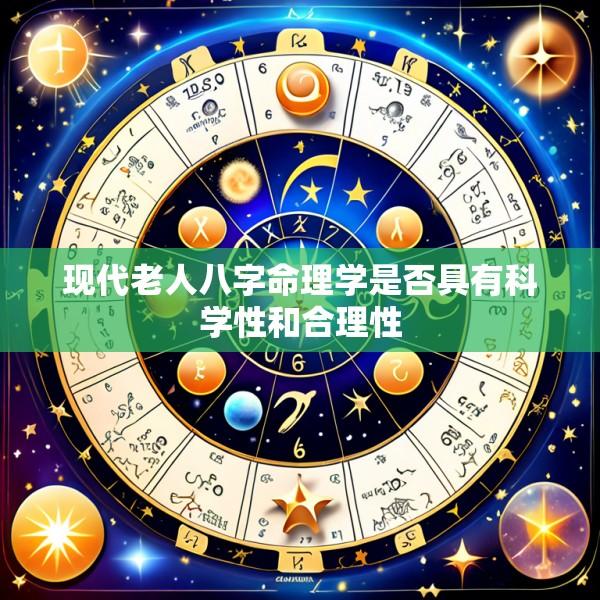 现代老人八字命理学是否具有科学性和合理性