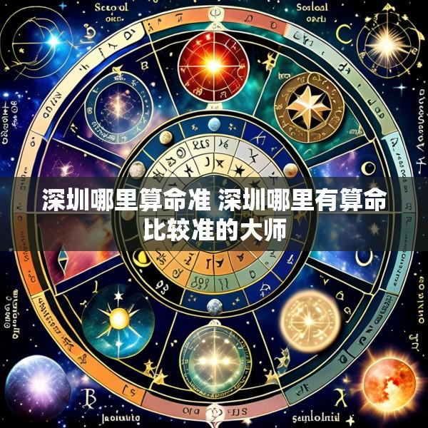 深圳哪里算命准 深圳哪里有算命比较准的大师