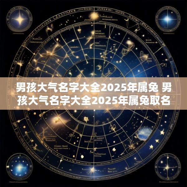男孩大气名字大全2025年属兔 男孩大气名字大全2025年属兔取名