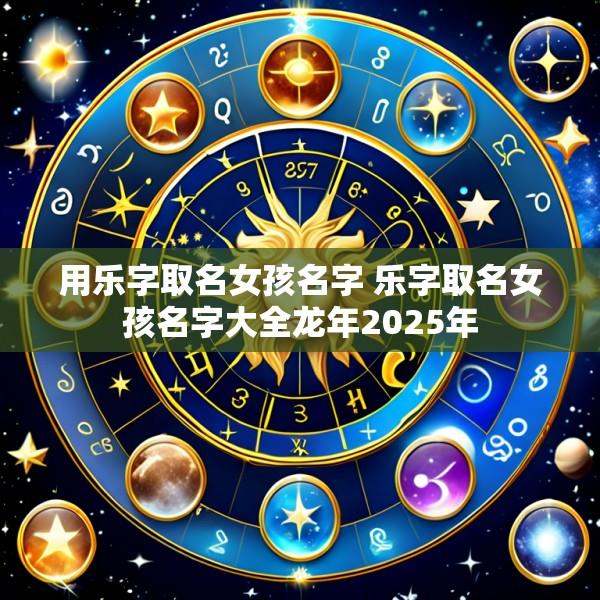 用乐字取名女孩名字 乐字取名女孩名字大全龙年2025年