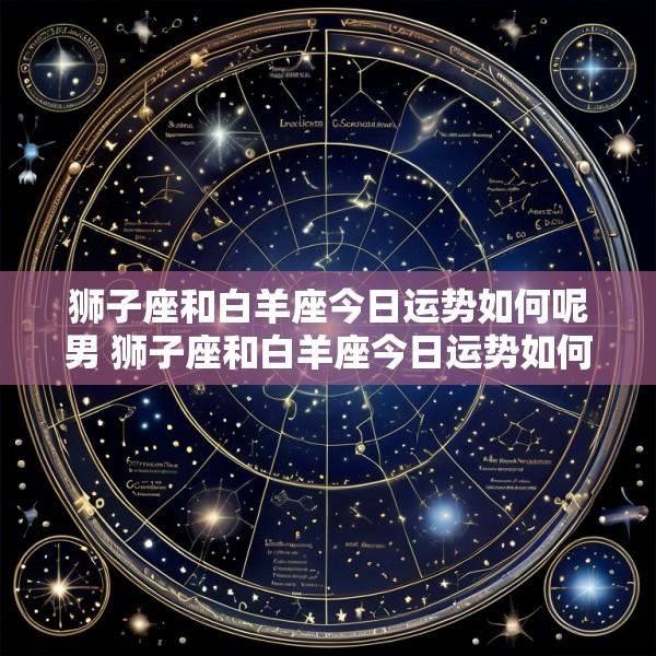 狮子座和白羊座今日运势如何呢男 狮子座和白羊座今日运势如何呢男生