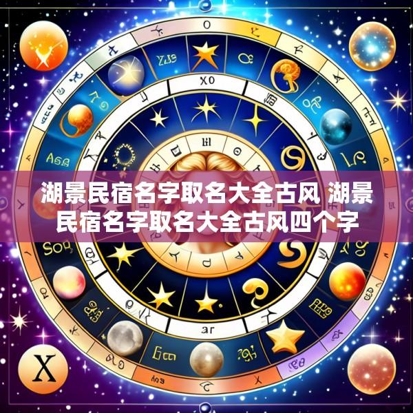 湖景民宿名字取名大全古风 湖景民宿名字取名大全古风四个字