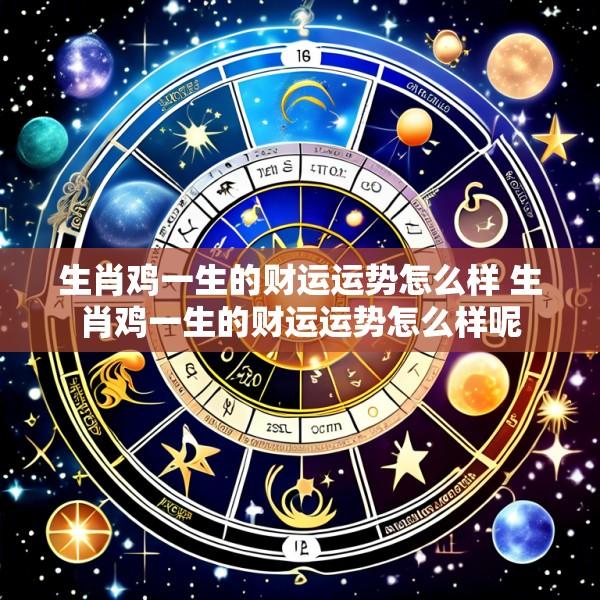 生肖鸡一生的财运运势怎么样 生肖鸡一生的财运运势怎么样呢