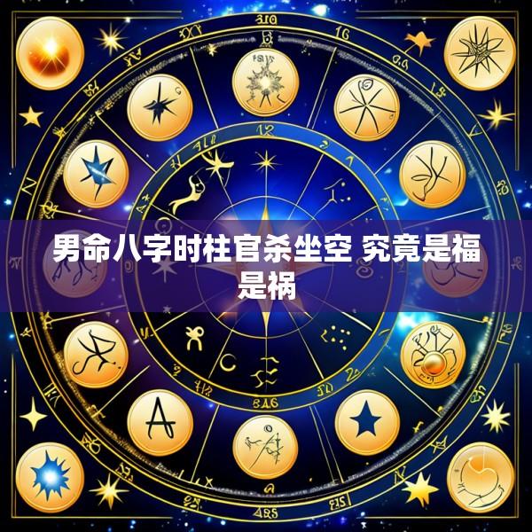男命八字时柱官杀坐空 究竟是福是祸
