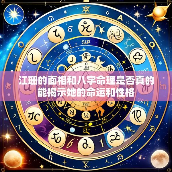 江珊的面相和八字命理是否真的能揭示她的命运和性格