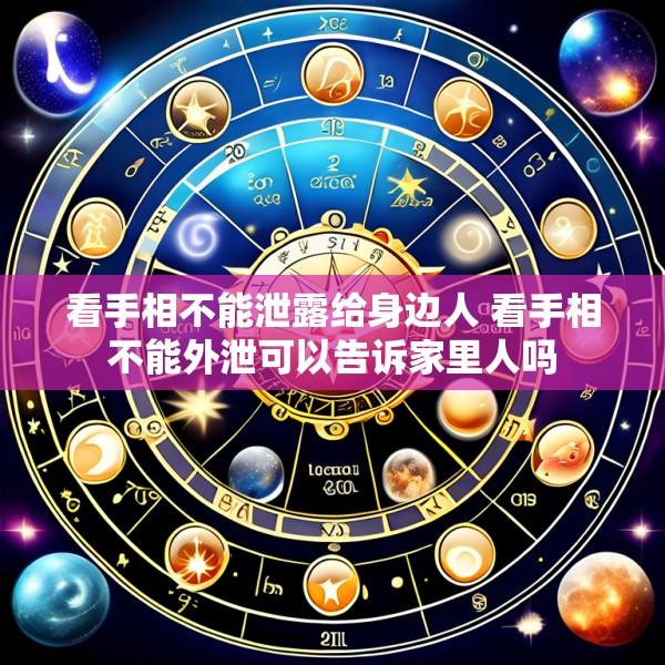 看手相不能泄露给身边人 看手相不能外泄可以告诉家里人吗