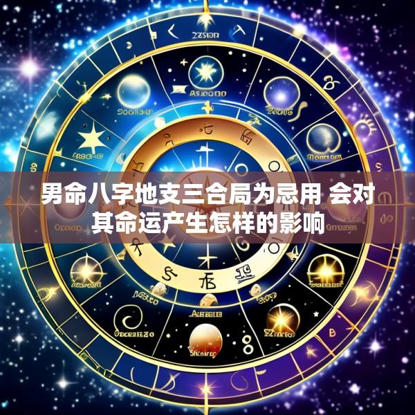男命八字地支三合局为忌用 会对其命运产生怎样的影响