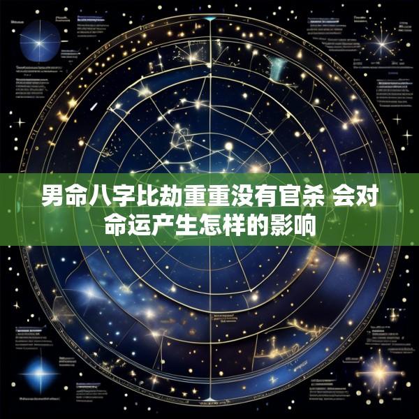 男命八字比劫重重没有官杀 会对命运产生怎样的影响