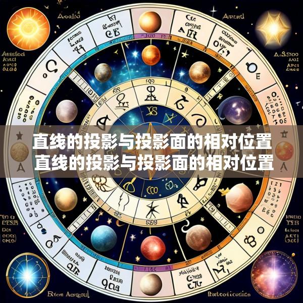 直线的投影与投影面的相对位置 直线的投影与投影面的相对位置怎么求